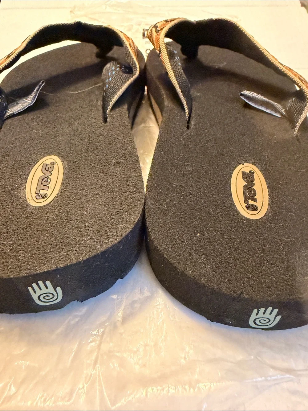 Teva Mush sandals, Reflection Aztec, Black Strap Sandal/flipflops
